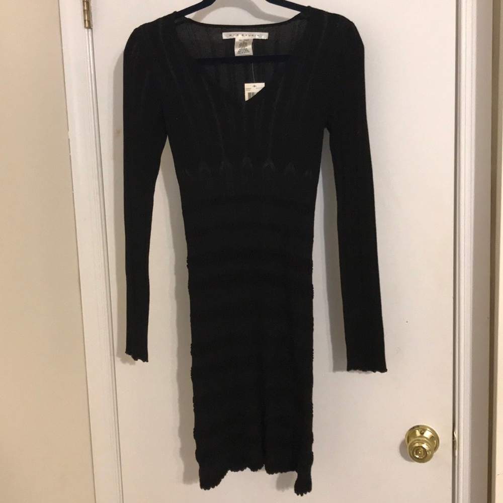 NWT black sweater dress